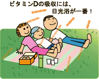 ビタミンDは日光浴が必須