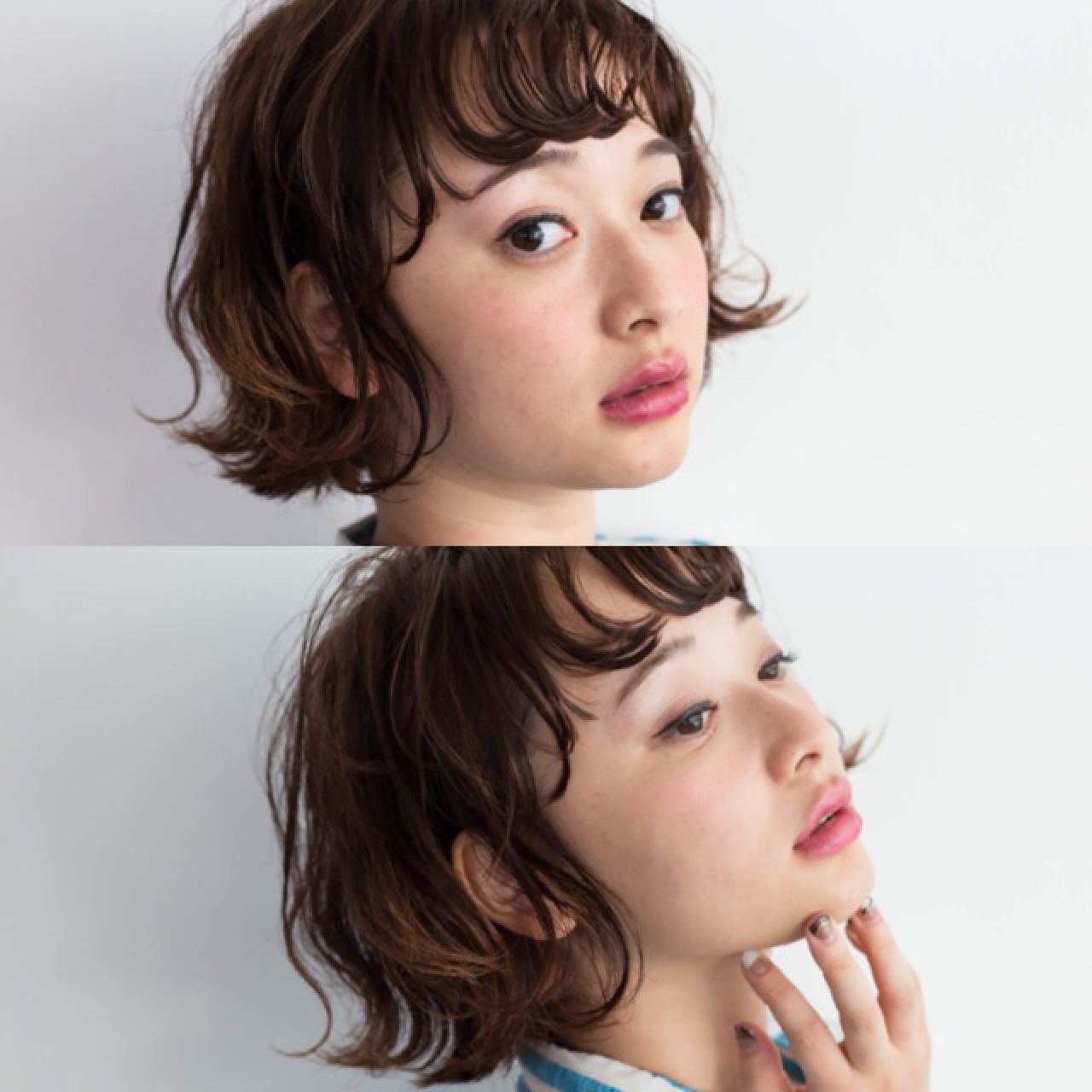 ショート&ボブのウェットヘアカタログ