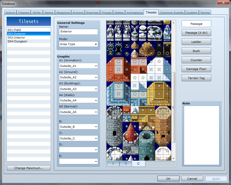 RPG Maker VX Ace Tilesets