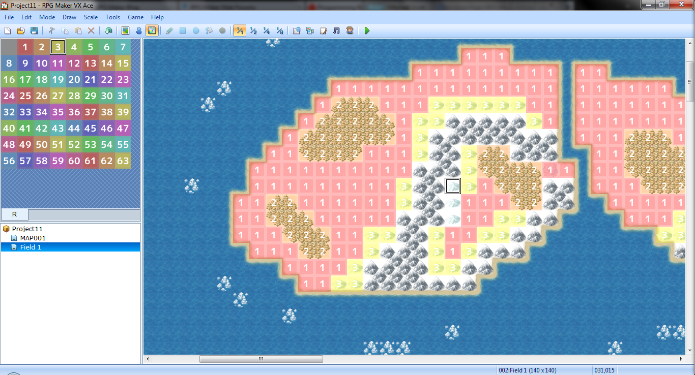 RPG Maker VX Ace Region IDs