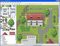 RPG Maker XP map creation screenshot