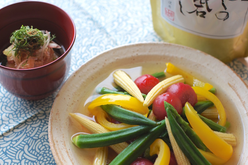 関連するまとめ記事:お手軽なのに本格仕様!「かつお懐石だし」を使って、"冷やし○○" 始めてみました♪メインイメージ|Snapdishレシピ・料理まとめ