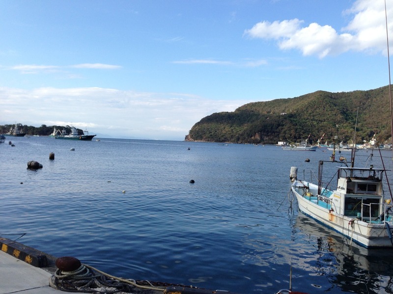 【駿河湾】戸田港。北条早雲の軍勢が入港するのを想像しながら。