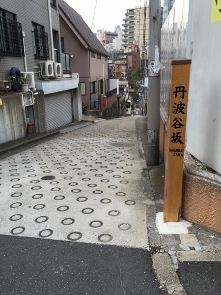 六本木の丹羽谷坂。
すごい傾斜。