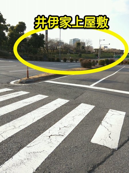 桜田門外の変と井伊家上屋敷の中間辺りから井伊家上屋敷を撮影。