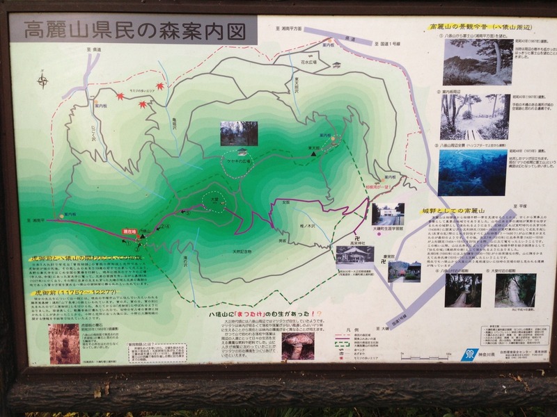 【高麗山城】案内板