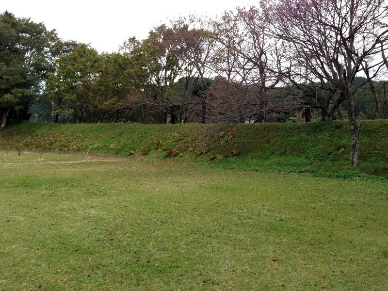 【葛山館】北側土塁