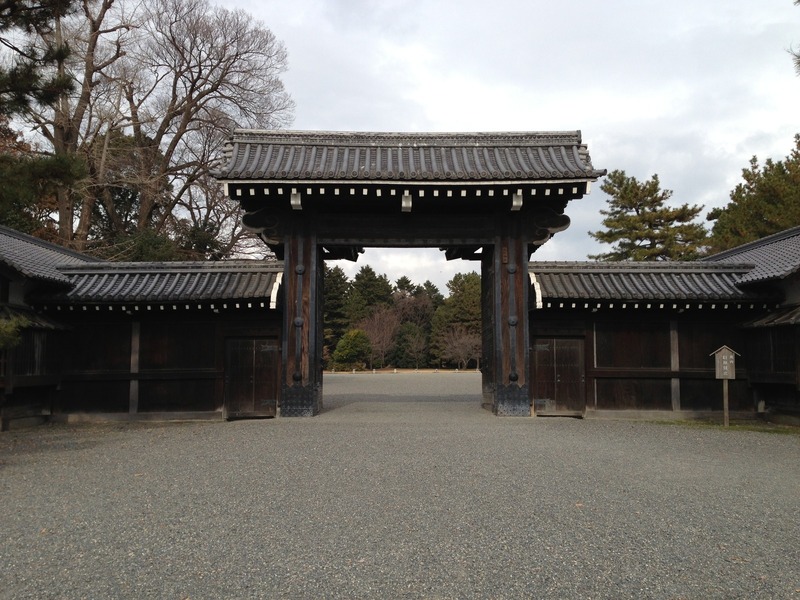 【京都御所】堺町御門。禁門の変では、長州方として、真木和泉らが戦うも敗退