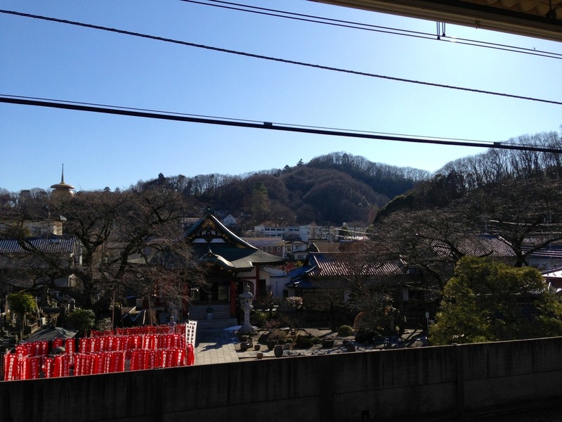 【初沢城】高尾駅から初沢城を撮影。