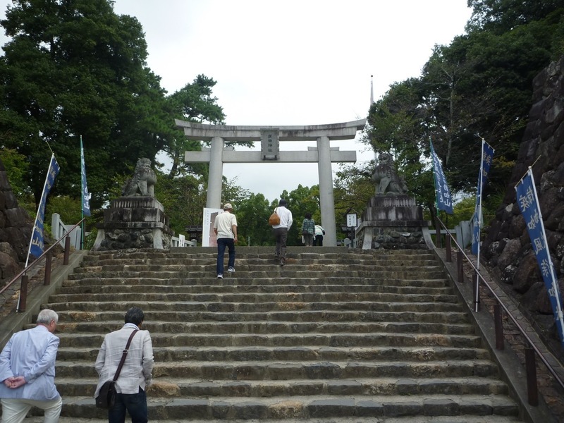 【躑躅ヶ崎館】武田神社入口。
