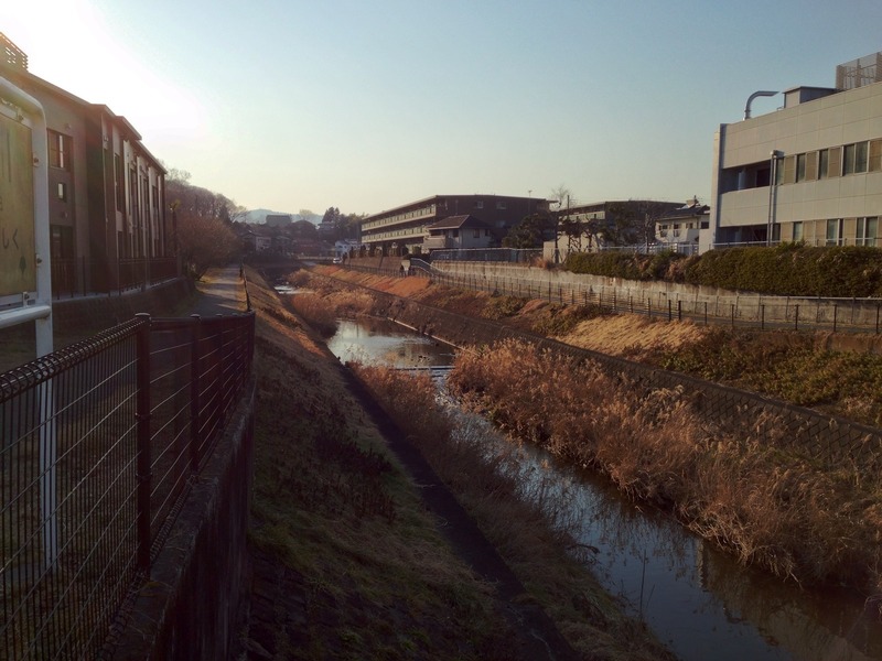 【片倉城】湯殿川。