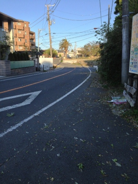 【新井城】内の引橋、城内側から撮影。