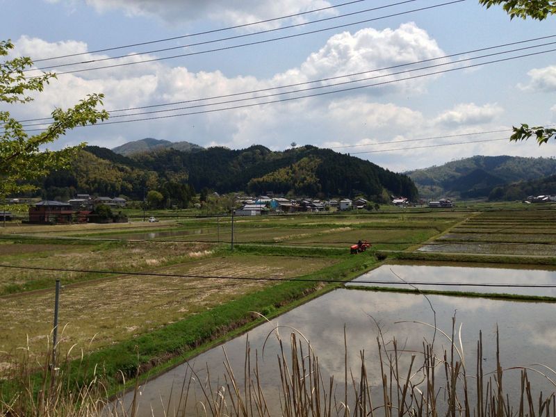 【上杉弾正屋敷跡】上杉氏発祥の地である上杉町。弾正屋敷跡は写真外の左側にあるが、大体、こんな感じ。上杉町なので、何かあるかなと思い、漠然と撮ってみた。東向きに撮影。
