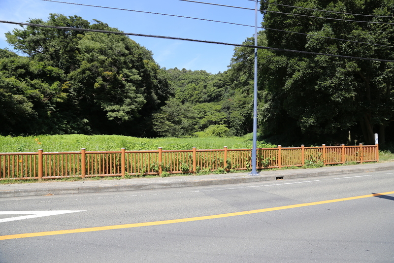 【鎌倉城】北条氏常盤亭跡。<br>      7代目執権、北条政村ら、北条氏の別邸だとのこと。西側に大仏切通しがあり、その押さえか。<br>      入り口は写真右側にある。道なりに坂を歩くと、一段高い曲輪がある。