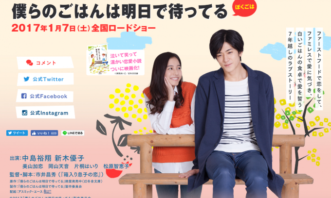 中島裕翔出演映画情報