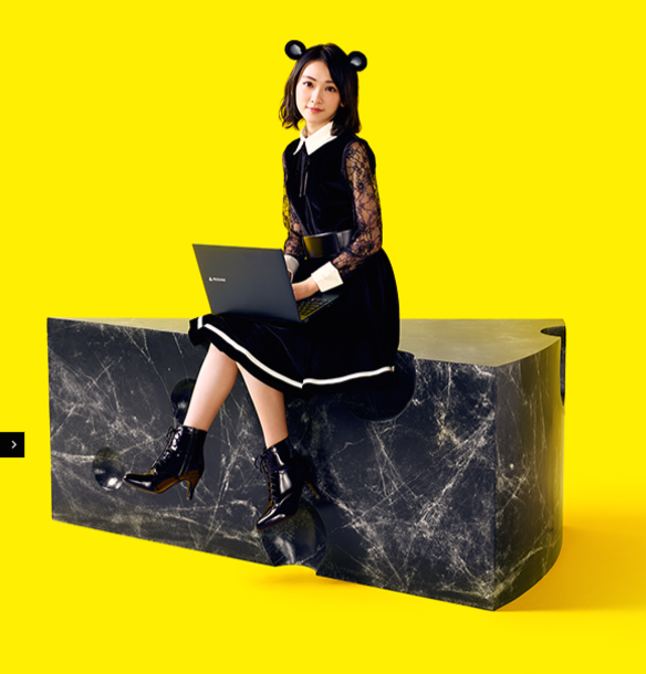 乃木坂46×Mouse新广告生驹里奈