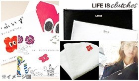 絵本・ハンカチ・クラッチバッグ