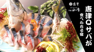 話題の完全養殖『唐津Qサバ』を季節を問わず美味しく食べられる宿(唐津市浜玉町)