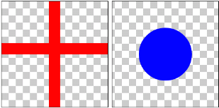 図1.1: SRCに指定する画像(左)とDSTに指定する画像(右)