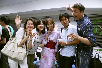アムネスティ カフェ&amp;バー「浴衣で国際交流！神田いいとこ巡り」