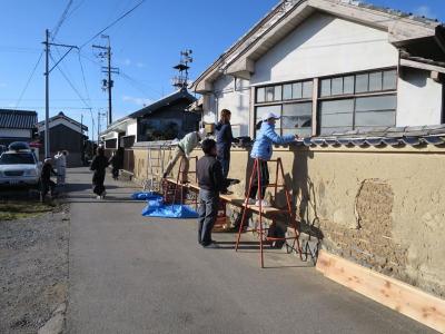 土塀ワークショップ　３月１２日（土）
