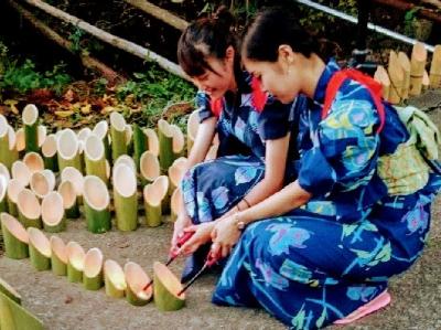 【夏休み】村おこしボランティア「佐渡島」コース、竹灯りイベントのお...