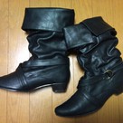 24センチ☆ショートブーツ黒