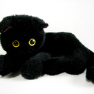 ■ぬいぐるみ■黒猫にゃんこのくてくてぬいぐるみ■