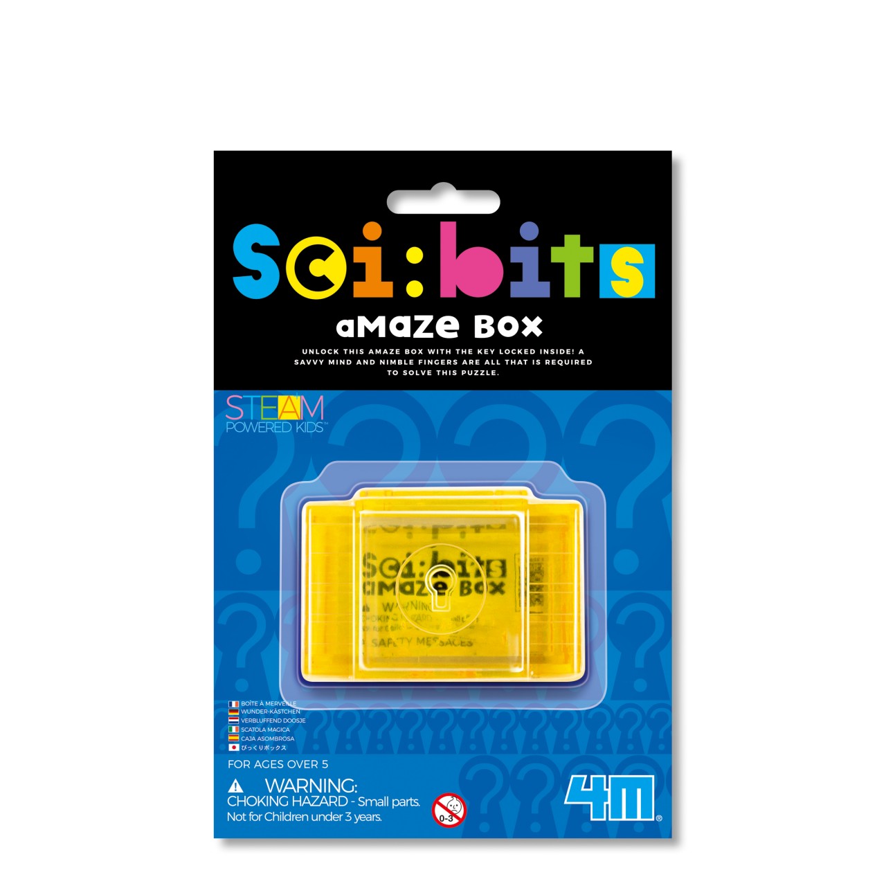 4M Science Bits - Box Robot, Kit Scientifico Creativo Per Bambini 5+ Anni, Ricicla La Scatola E Costruisci Un Robot
