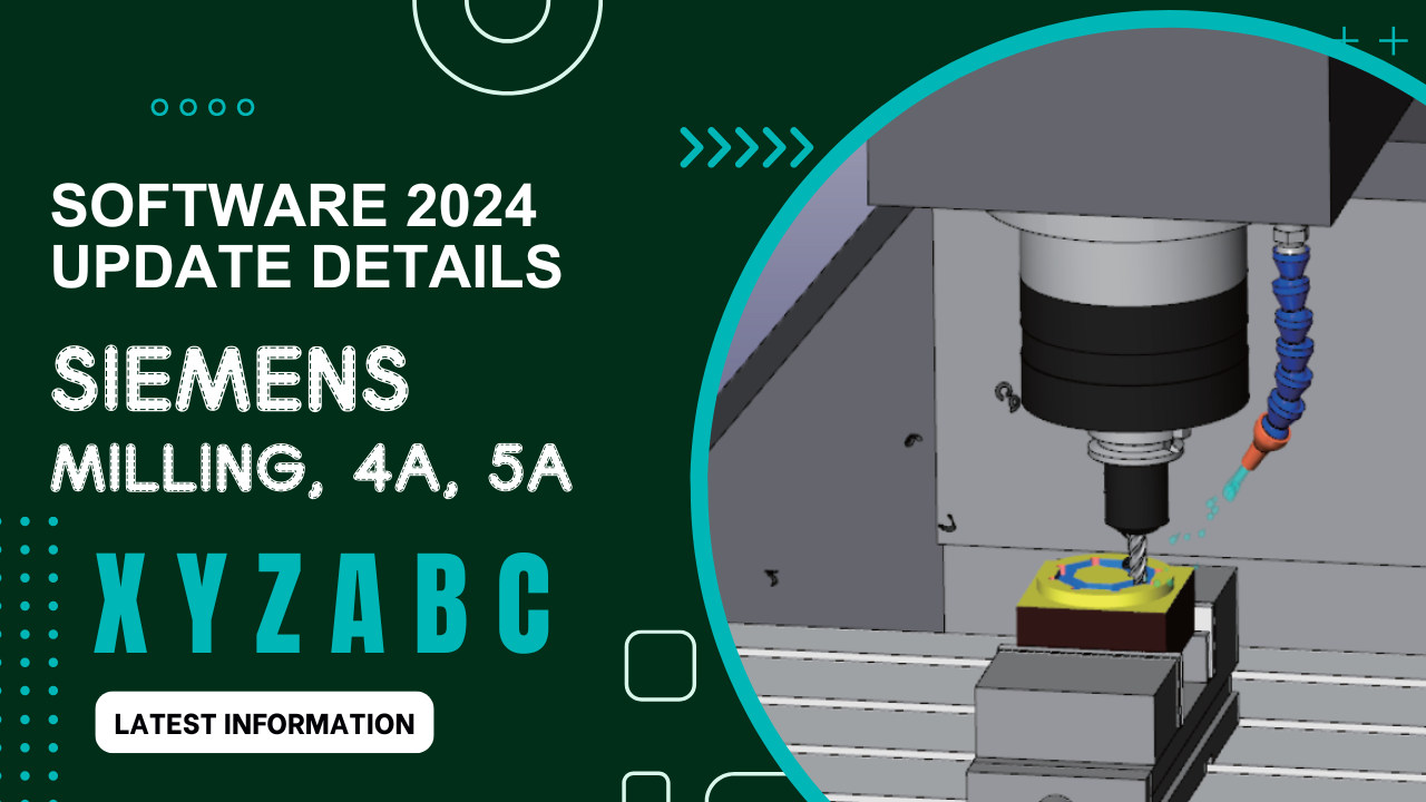 Software 2024 Update Details_VM DT TM Siemens Milling, 4 Axis, 5 Axis