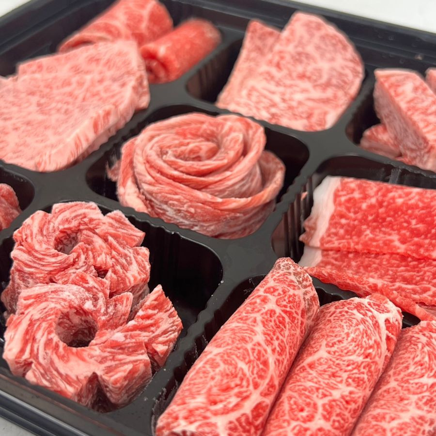 宮崎A5和⽜九宮格 (燒烤片)  雙人共享組合