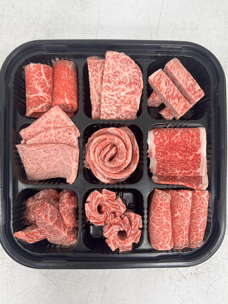 宮崎A5和⽜九宮格 (燒烤片)  雙人共享組合