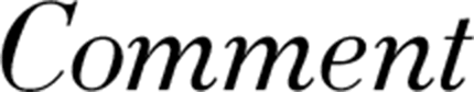 Comment