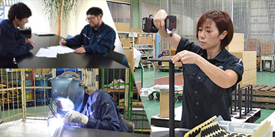 製造工程紹介／仕事内容／部署紹介
