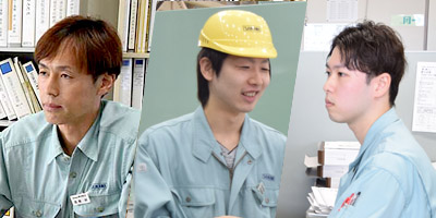 サイカワで働く「設計職」20・30・40代の3名の社員にインタビュー！