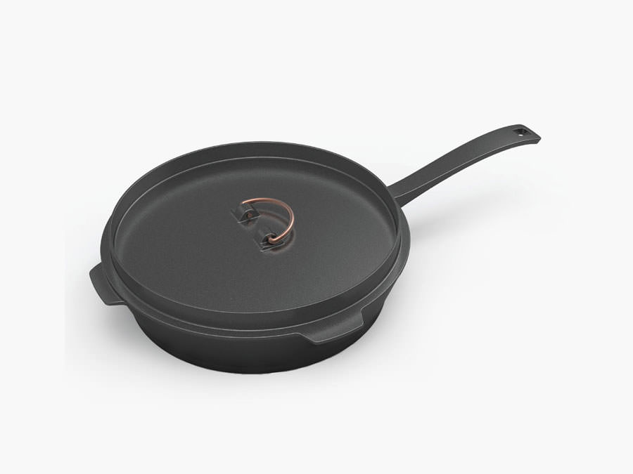 オールインワン キャストアイアン スキレット 10''