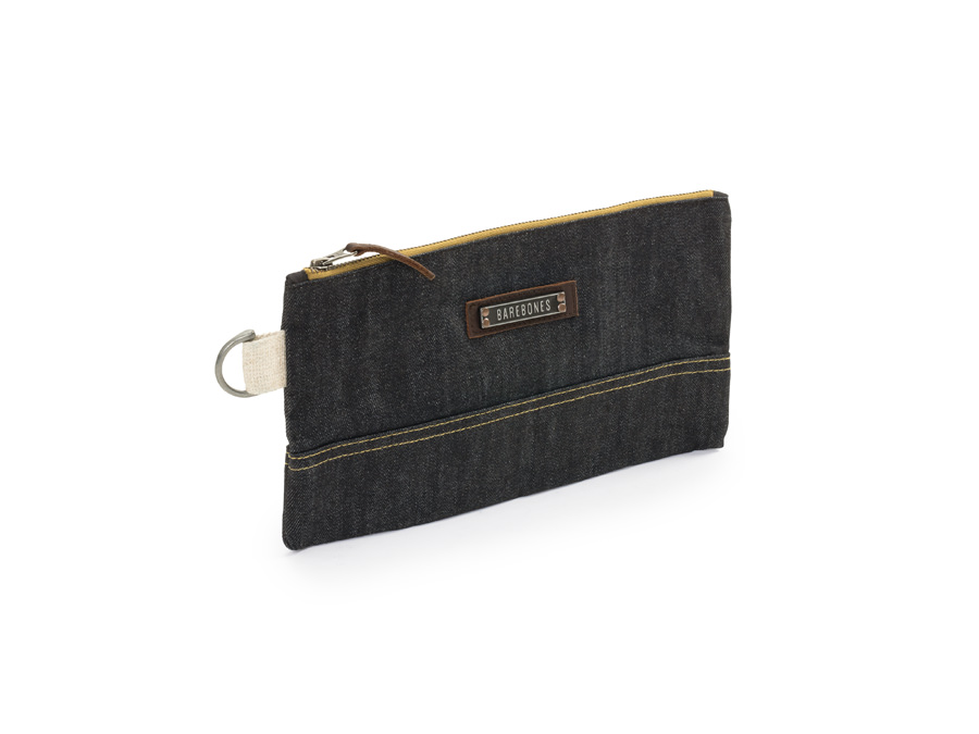 ニーラム スモール ジッパーポーチ Denim