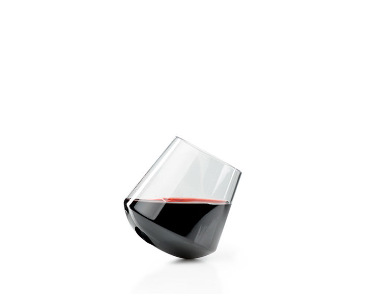 STEMLESS RED WINE GLASS