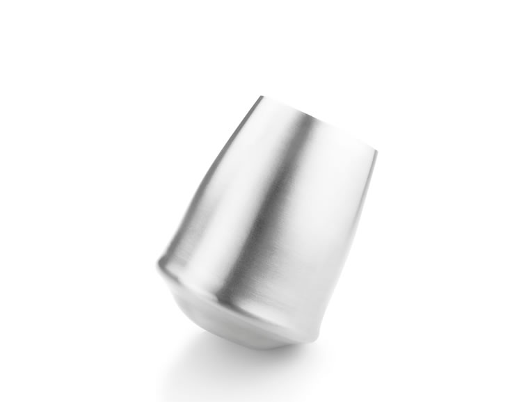 GLACIER STAINLESS STEMLESS WINE GLASS