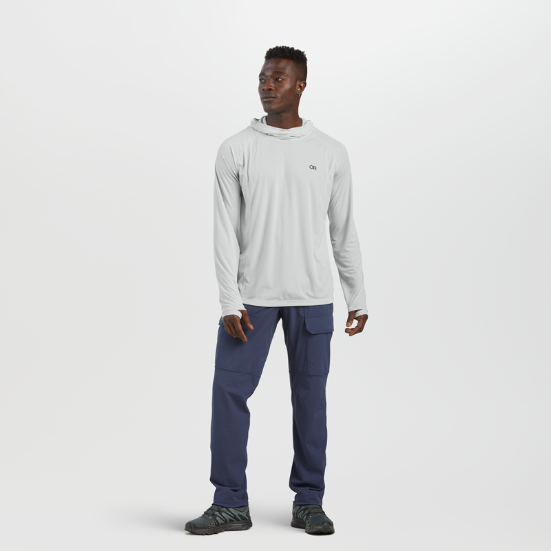  Echo Pro Base 長袖　グレー（メンズ、サイズS） M's エコー L/S Tシャツ | Outdoor Research | アウトドアリサーチ