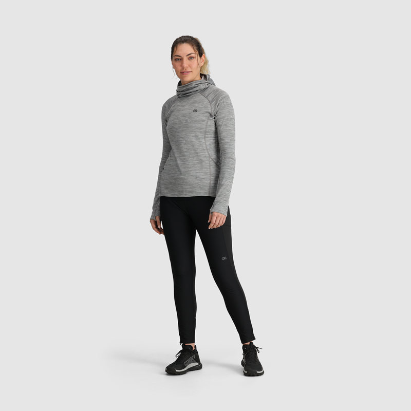 W's ヴィガーグリッドフリースプルオーバーフーディー | Outdoor