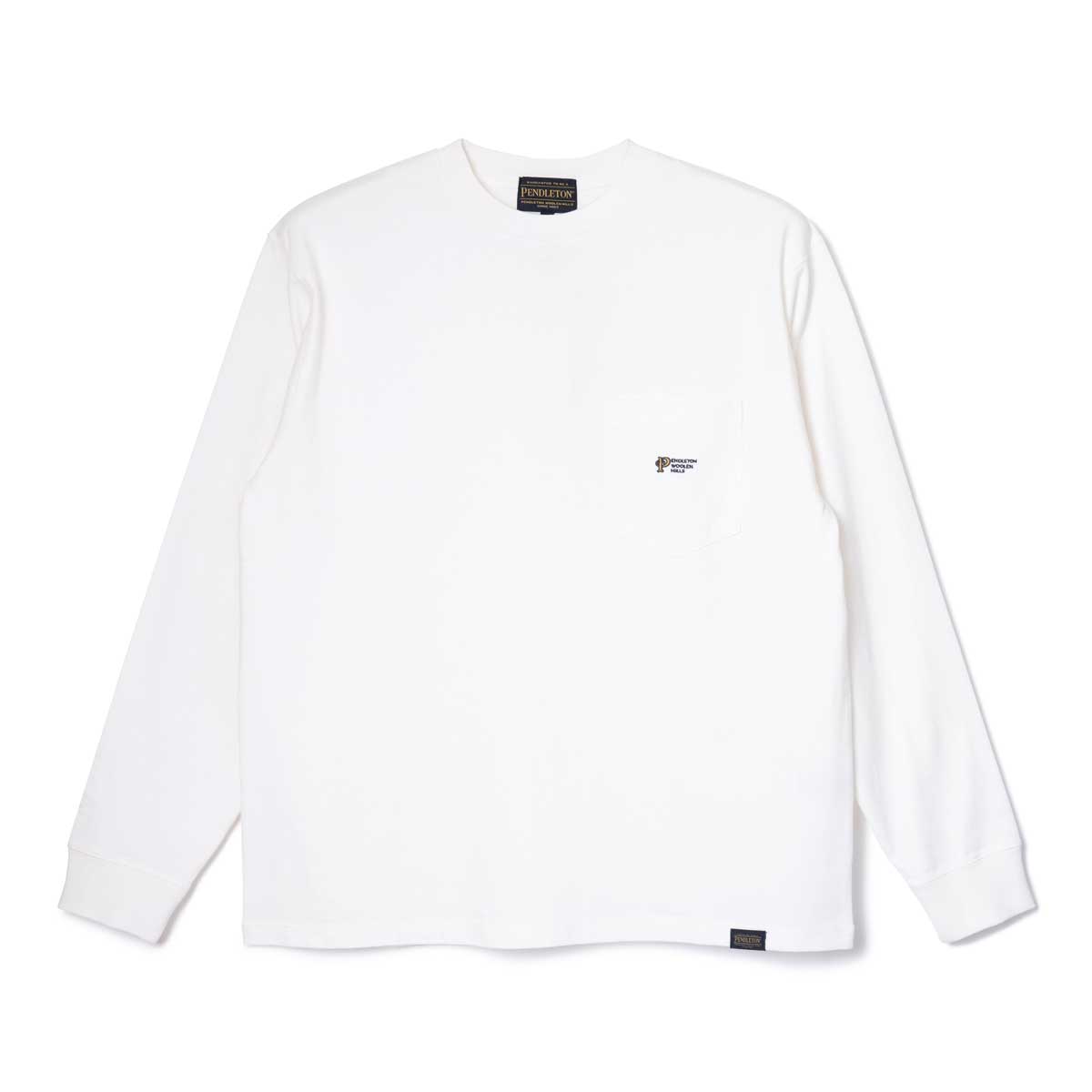 L/S ロゴエンブロイダリーティー