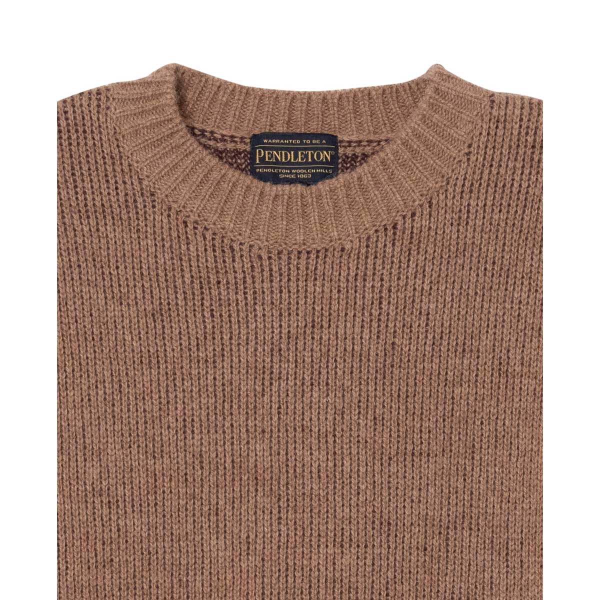 L/S シェットランドウールクルーネックプルオーバー(5GG) | ペン