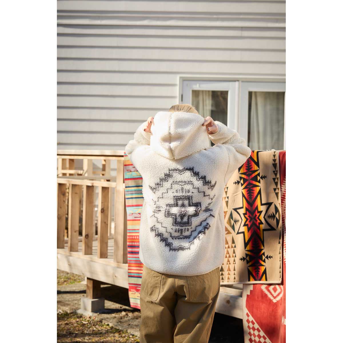 ペンドルトン ツイードボアコート サイズ44（L ～ LL 相当