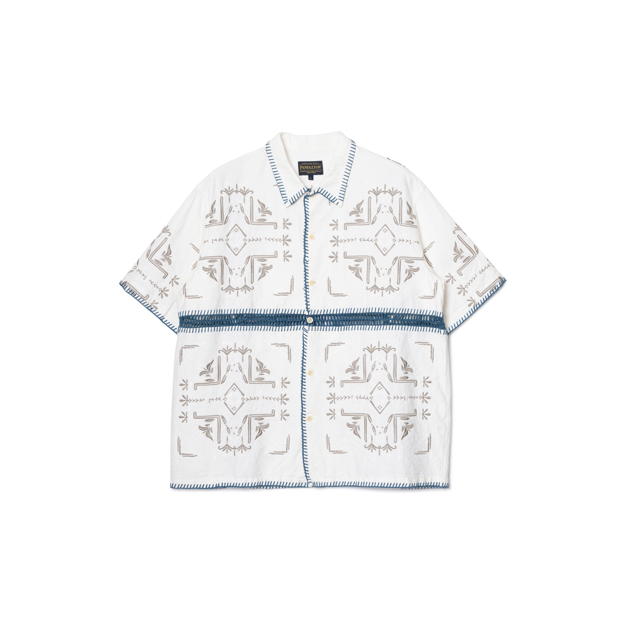 S/S カポック・クロシェ・シャツ