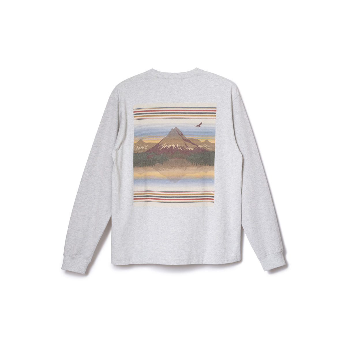 L/S 14OE ジャージメンズバックプリントティー
