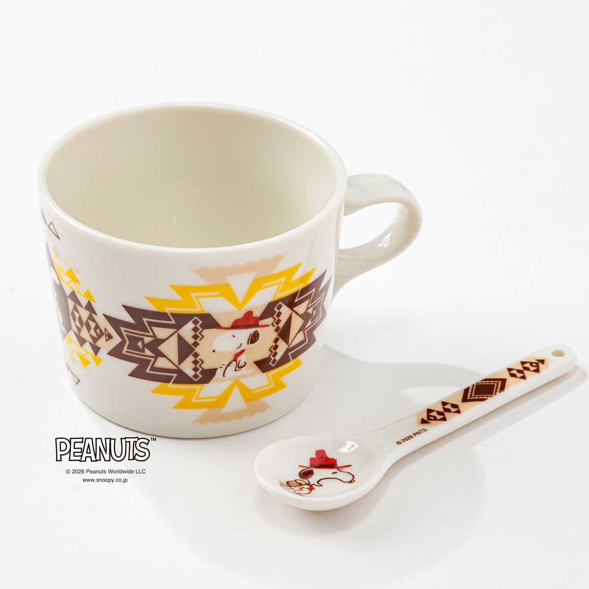 PWM Peanuts セラミックスマグスプーンセット