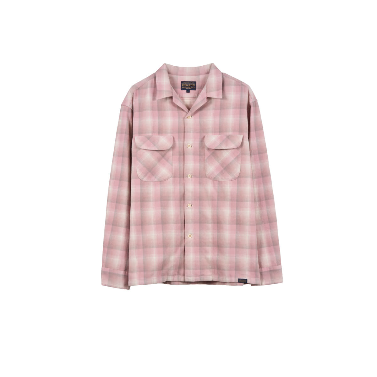 L/S シャギーオープンカラーシャツ