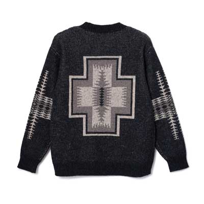 L/S シェットランドウールクルーネックプルオーバー(5GG) | ペン