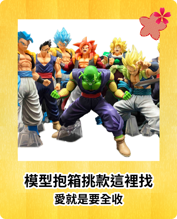 模型抱箱挑款這裡找 愛就是要全收